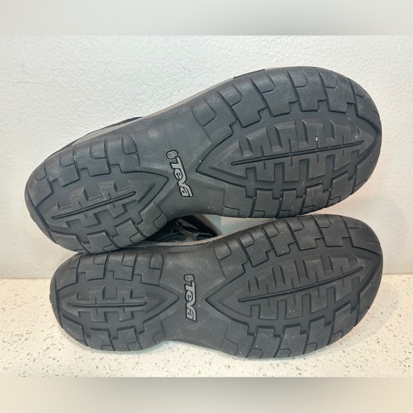 Teva Meacham Hiking Sandals Black Adjustable Quick Dry Men’s Size 9 - Picture 6 of 8